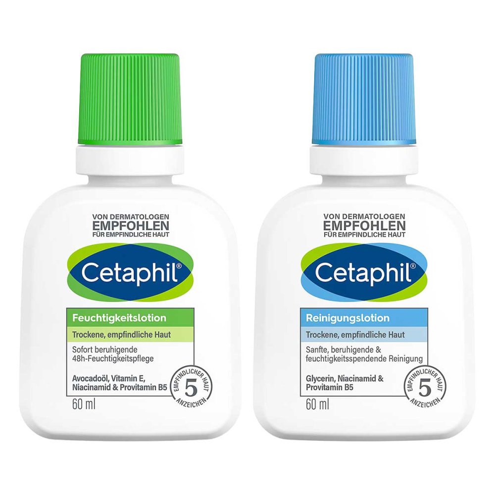 Galderma Laboratorium GmbH Cetaphil Feuchtigkeitslotion + Reinigungslotion 08105019