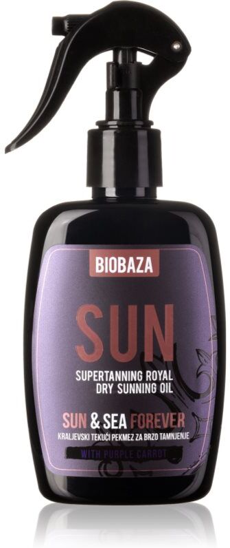 BIOBAZA Sun huile sèche pour stimuler le bronzage 250 ml