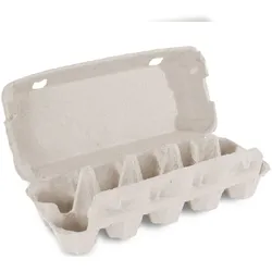 VEPATIM 154x Eierverpackungen für 10 Eier uni weiß . für S M L