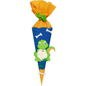 Ursus Schultüte 9860004, Mini, Dino, Bastelset, für Mädchen und Jungen, eckig, 41 cm