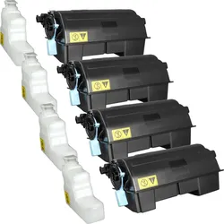 4 Kompatible Toner ersetzt Utax 4436010010 Multipack schwarz