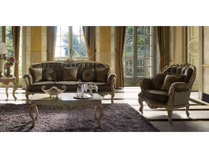 JVmoebel Polstergarnitur Italienisches Design Sofa in modernem Stil für stilvolle Wohnräume, Made in Europa