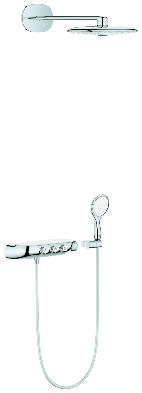 Grohe Duschsystem Rainshower Smart Control 360 Duo 26443 mit THM chrom, 26443000 26443000