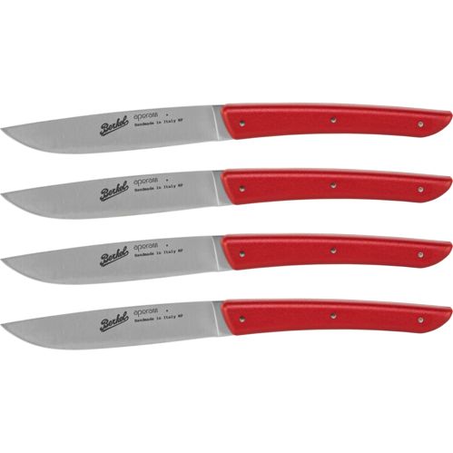 Berkel Steakmesser-Set 4-tlg. Color rosso