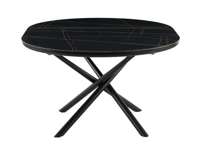 SalesFever Esstisch Ø120 cm Schwarz