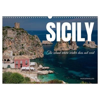 Sicily - The island where winter does not exist (Wall Calendar 2027 DIN A3 landscape), CALVENDO 12 Month Wall Calendar
