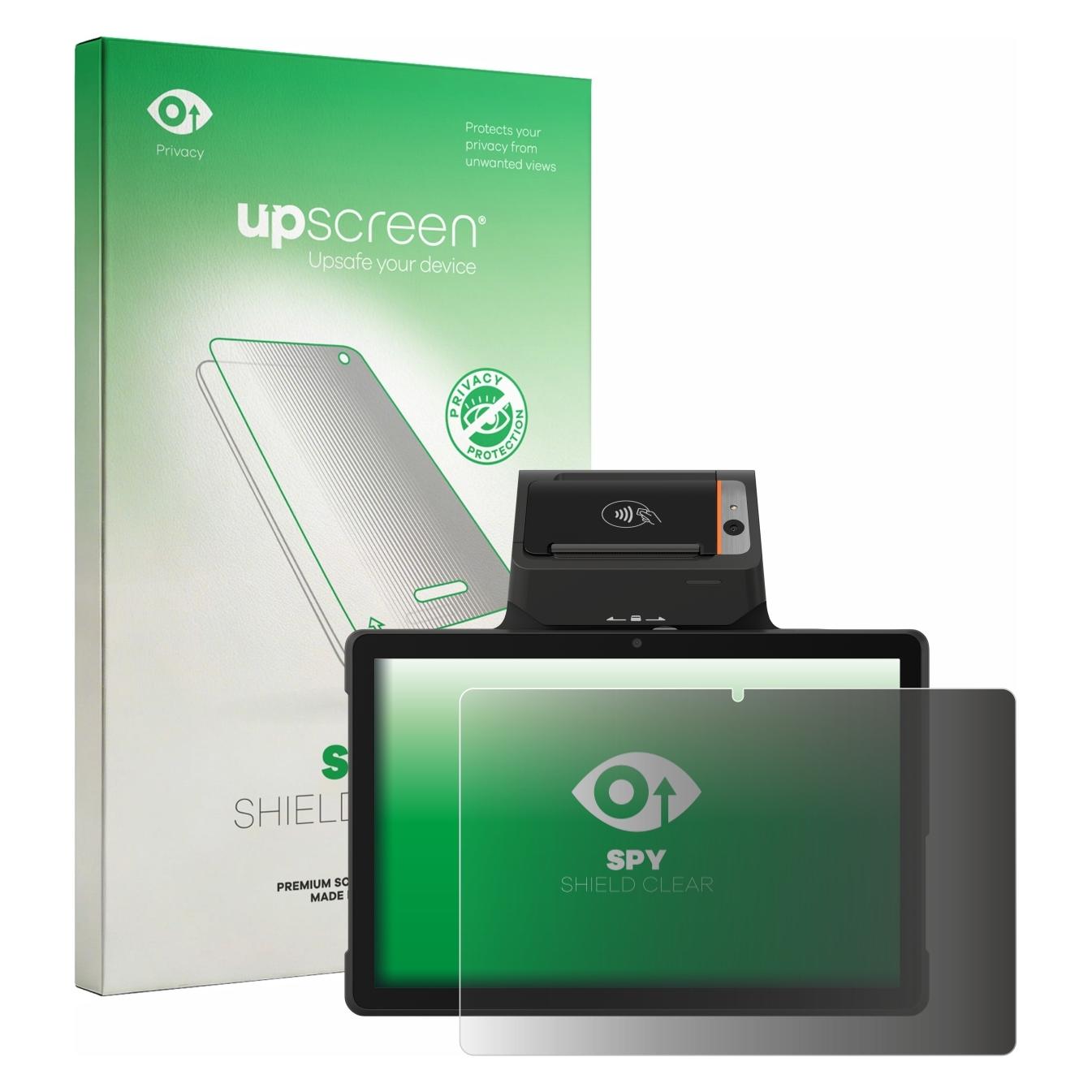 upscreen Sichtschutzfolie für Sunmi P3 Mix 58mm Anti-Spy Privacy Folie Blaulicht-Schutz (3563949)