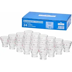 STAMPER GEEICHT MIT ROTRING Mannheim transparent 2 cl 24er Set