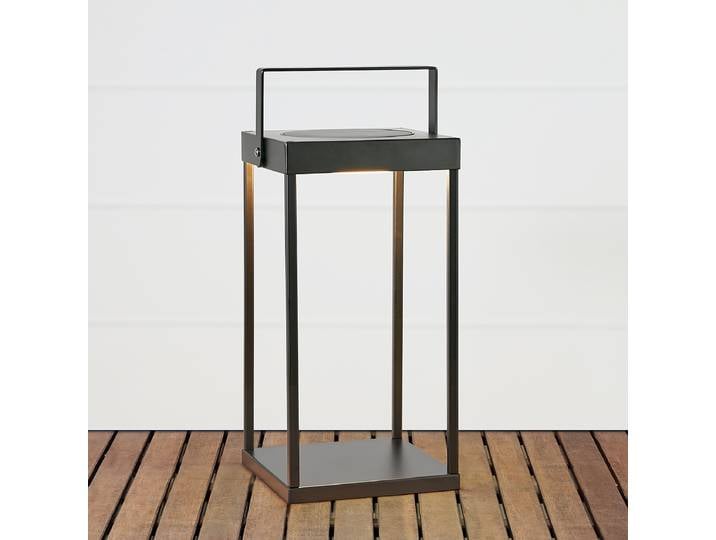 Lanterne solaire LED 42cm Noir