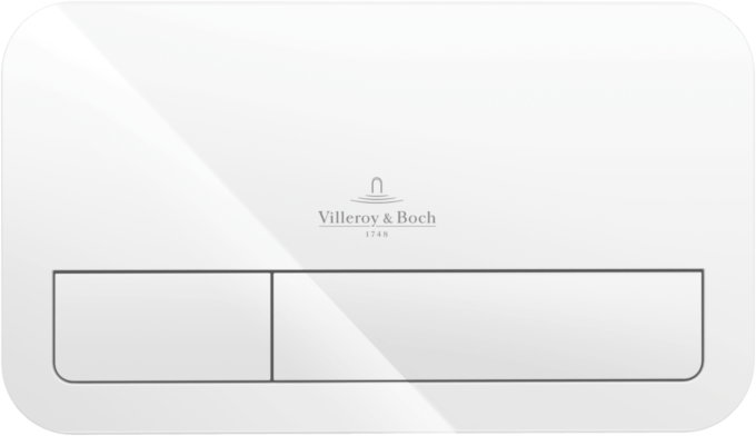 Villeroy und Boch Villeroy & Boch ViConnect E200 Betätigungsplatte 92249068 weiß, aus Kunststoff