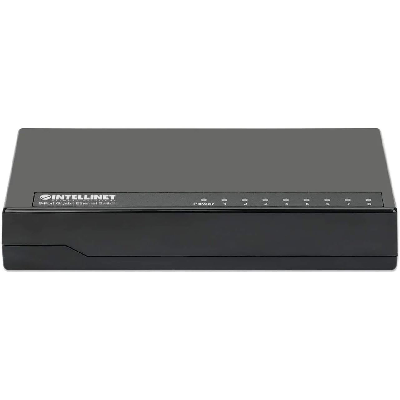 Intellinet Desktop 8-Port Gigabit Ethernet Switch schwarz