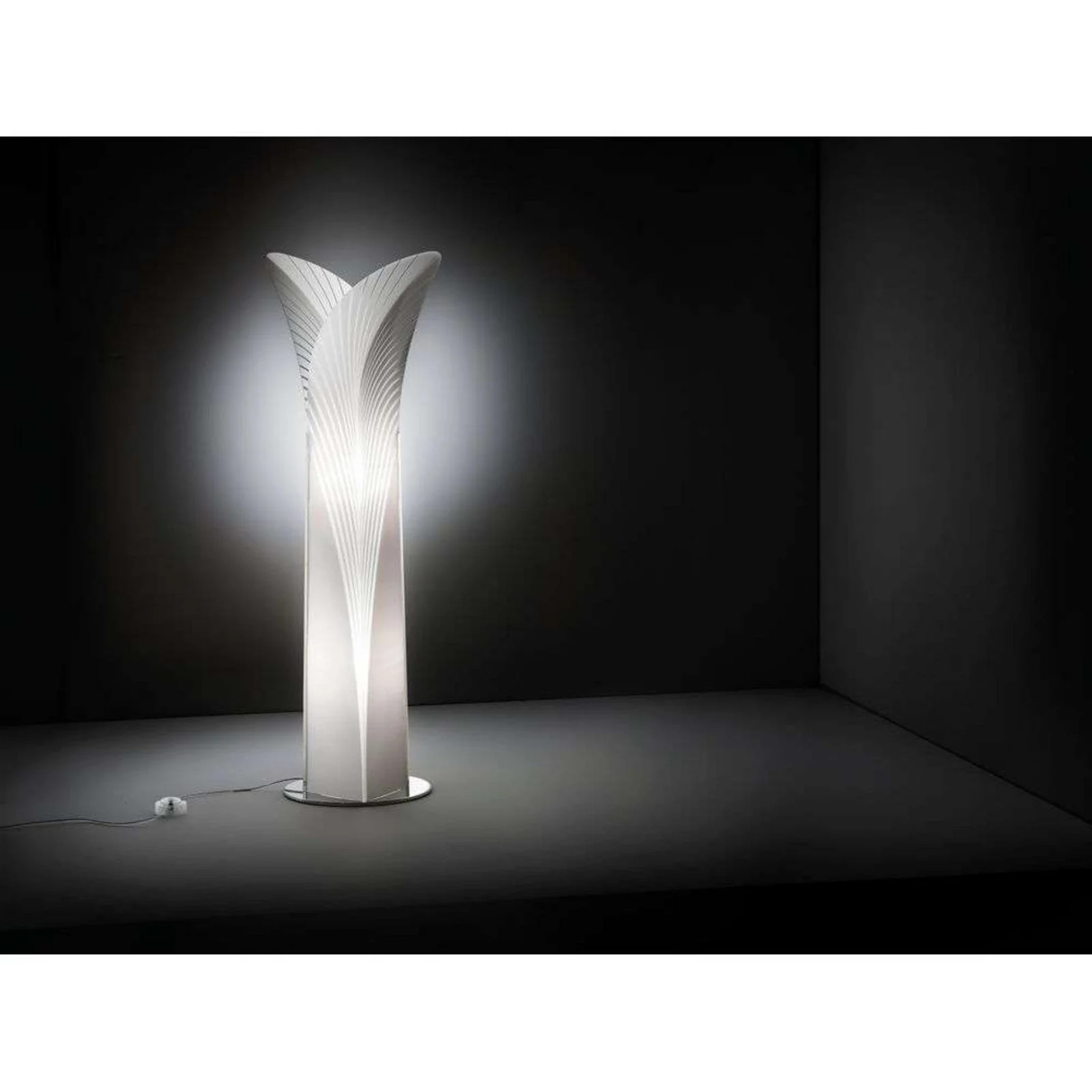 Slamp Las Palmas Staande Lamp Wit - Kunststof