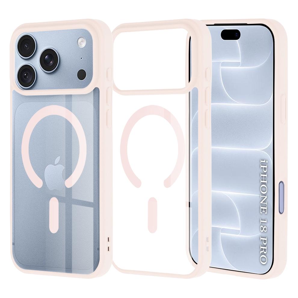 Techsuit - MagSafe Pro - iPhone 18 Pro / iPhone 17 Pro - Nude Pink (Apple iPhone 17 Pro, Apple iPhone 18 Pro) (72059921)