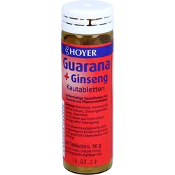 Hoyer Guarana & Ginseng Kautabletten 60 ST