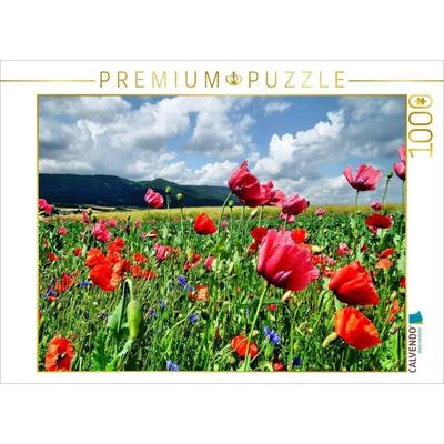 CALVENDO Puzzle Traumhafte Mohnblüte in Germerode am Meißner | 1000 Teile Lege-Größe 64x48cm Foto-Puzzle für glückliche Stunden, Sonstige von ,