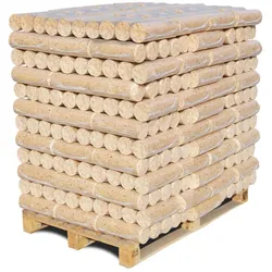 HOLZBRX ® Nadelholzbriketts rund, ohne Loch