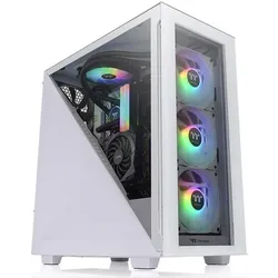 Thermaltake Divider 300 TG Snow (ATX, mATX, Mini-ITX), PC Gehäuse, Weiss