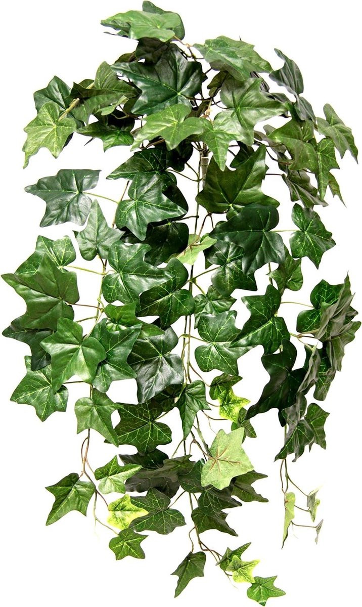 Hangende Klimop Kunstplant met Realistische Textielbladeren - Groen - 110 cm
