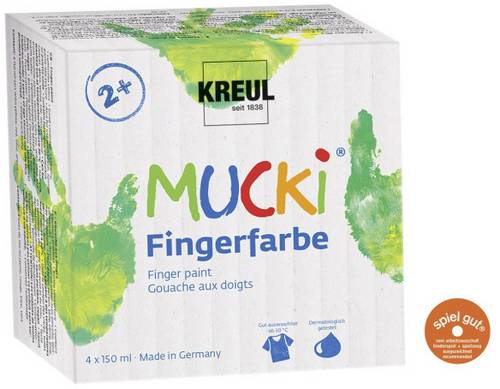 Vedes MUCKI Fingerfarben 4er Set 2314