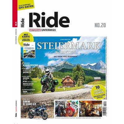 RIDE - Motorrad unterwegs, No. 20, Taschenbuch von , Motorbuch Verlag, 978-3-613-32189-2