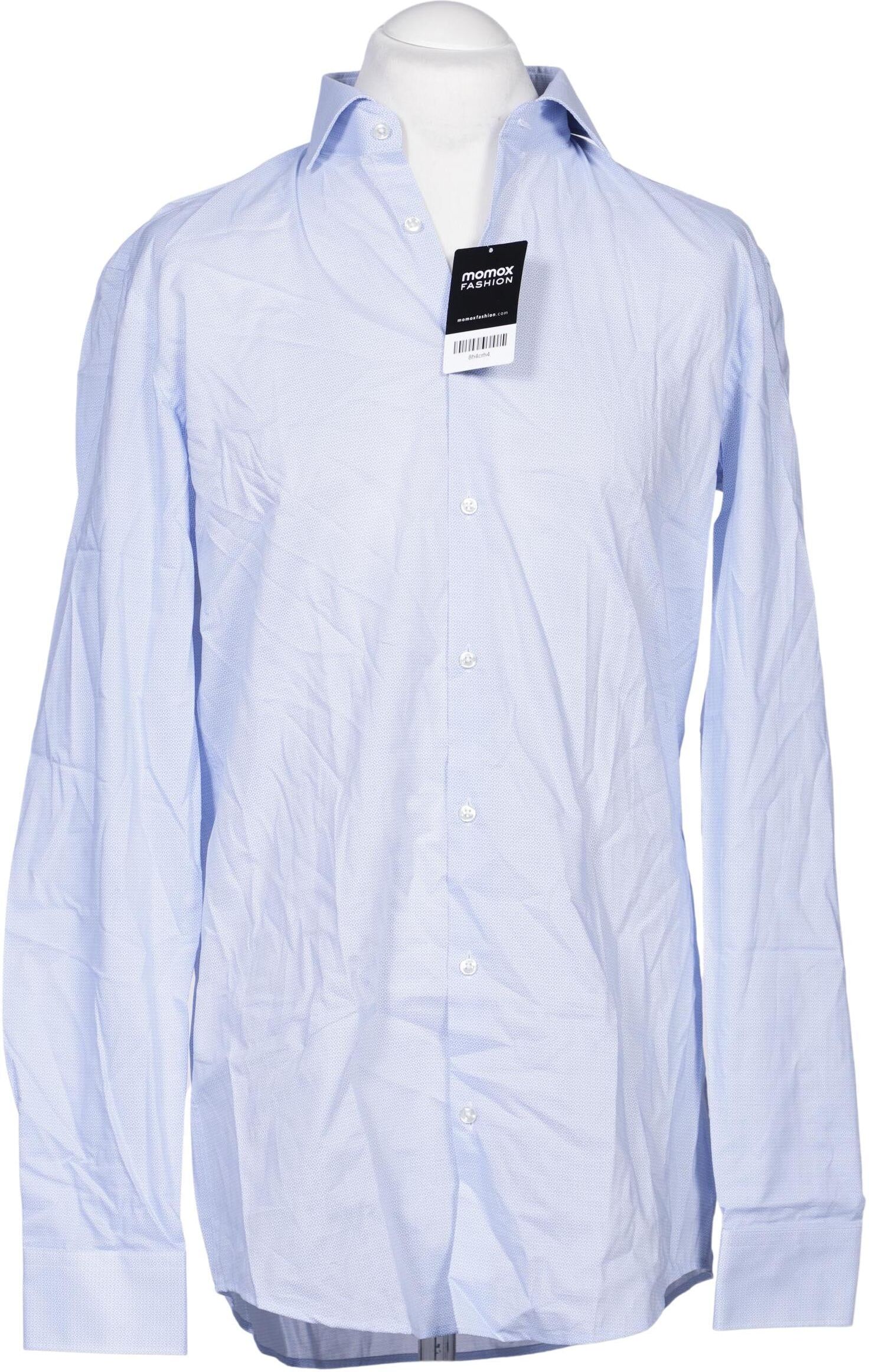 Hugo by Hugo Boss Herren Hemd, Hellblau, Gr. 42, Baumwolle - Second Hand