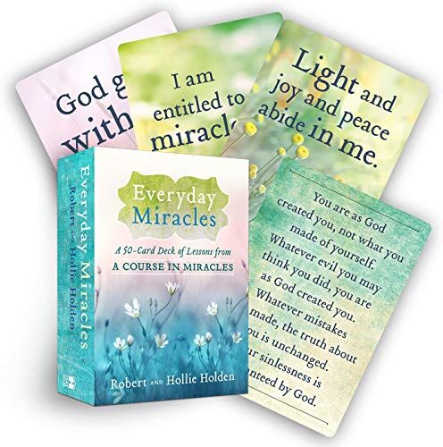 Robert Holden - Everyday Miracles: A 50-Card Deck of Lessons from a Course in Miracles - Preis vom 09.10.2026 07:28:09 h