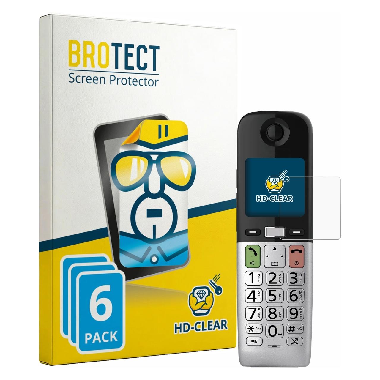 Brotect Schutzfolie für Panasonic KX-TGU432 Displayschutz Displayschutzfolie Folie Klar Transparent (4263991)