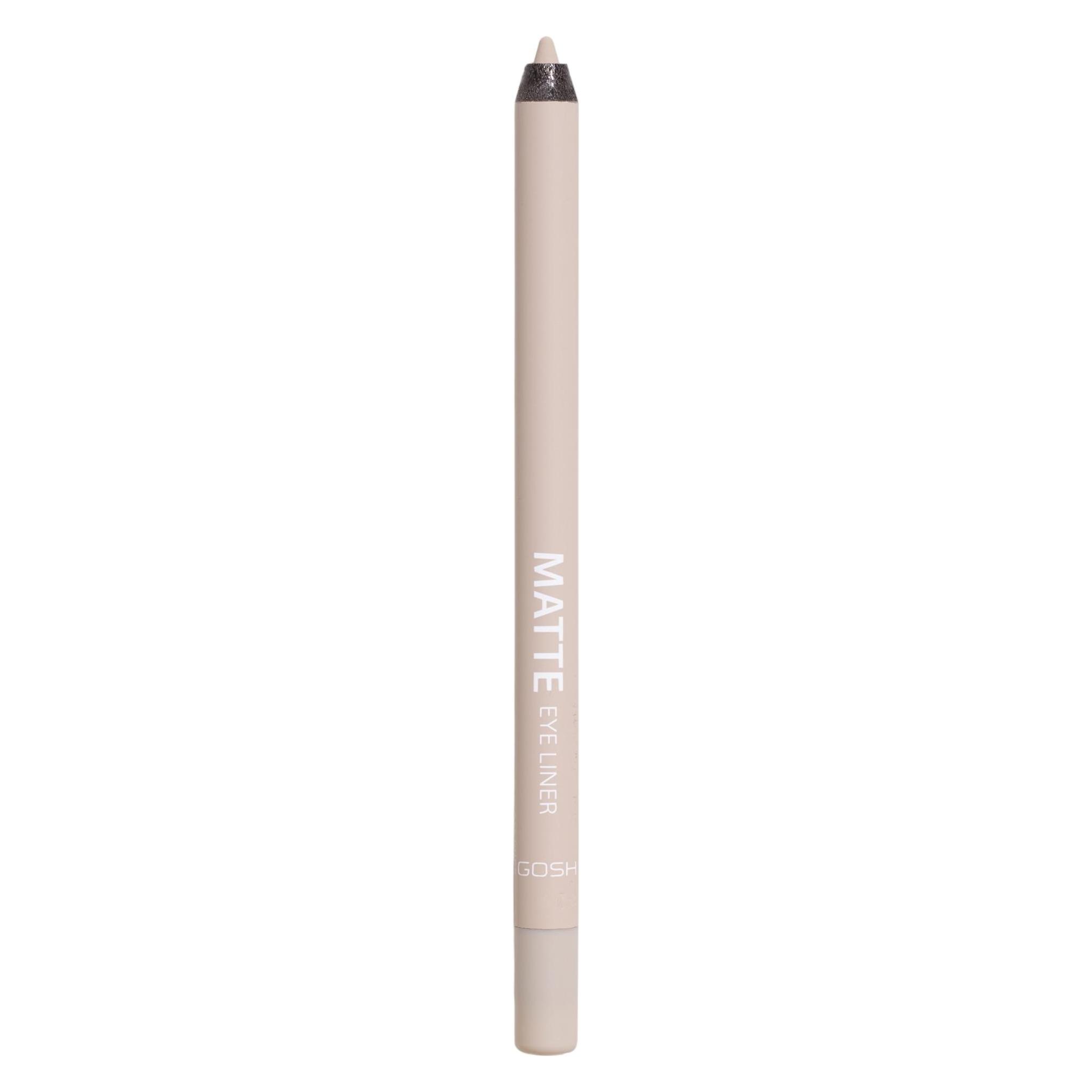Gosh Matte Eyeliner in Intense Black Creamy Soft Texture High Coverage Ideal for Smokey Eyes Perfect with (Intense Black, Nude) (42420789)