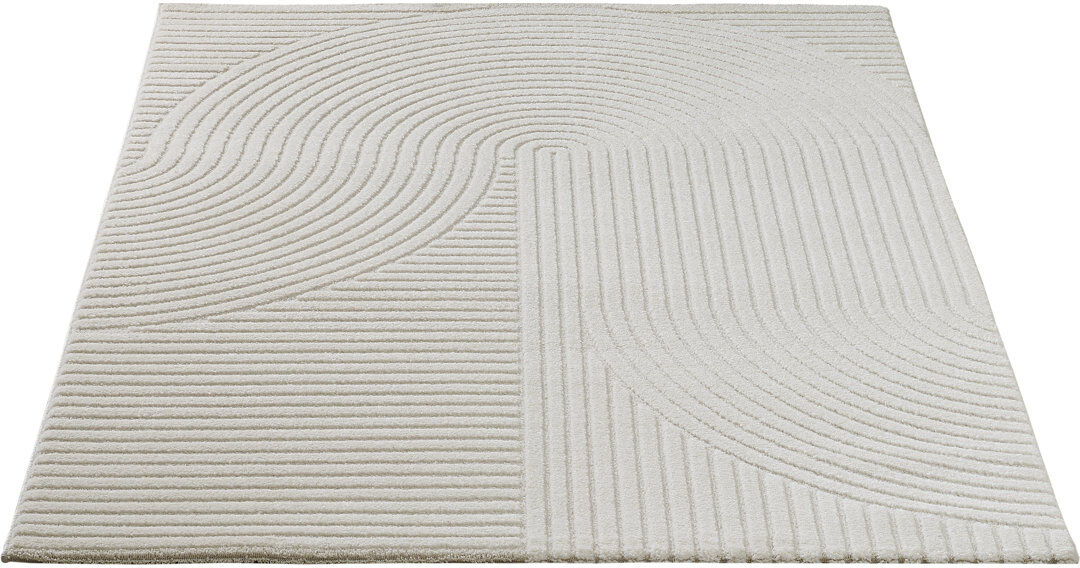 17 Stories Misato Rectangle Area Rug Gray Rectangle 200 x 290cm