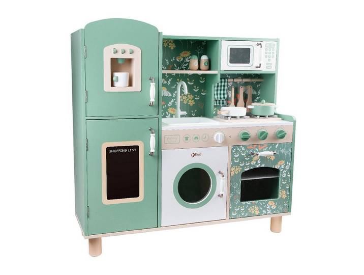 Classic World Spielküche Classic World - Küche Vintage - 90,7x33,8x90cm - ab 3 Jahre MDF, Holz, aus Holz
