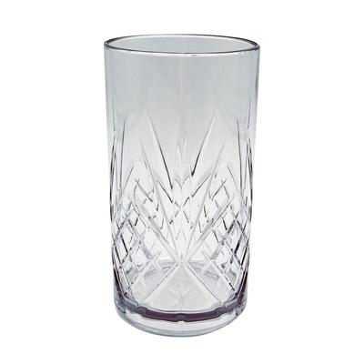 60 Mehrwegbecher Wasserglas Firenze SAN 600 ml Wiederverwendbar Kunststoff unzerbrechlich transparent Wasser Becher