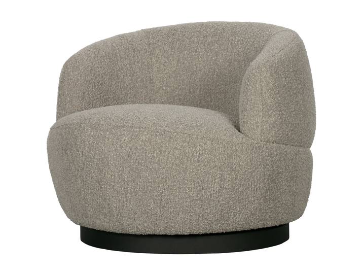 Loungesessel WOOLLY Bouclé naturel