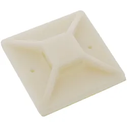 INLINE Befestigungssockel für Kabelbinder, 40x40mm, selbstklebend, 10 Stück