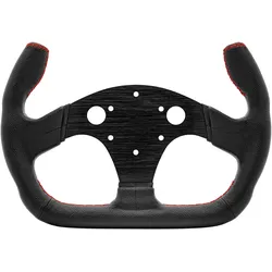 Simagic P-325C Lenkrad w/o Hub, 325mm - Leder (PC), Gaming Controller, Schwarz