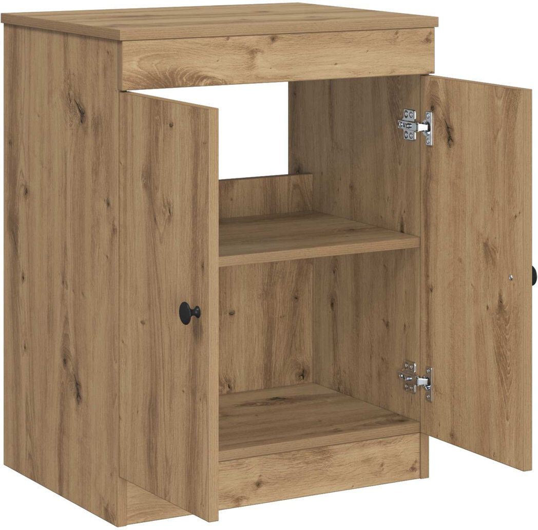 17 Stories 54cm Bathroom Vanity Base Only Artisan Oak 70cm H X 54cm W X 41cm D