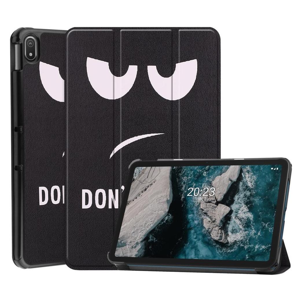 Cover-Discount Nokia T20 - Tri-fold Smart Case Don't Touch (Nokia T20) (104702909B)