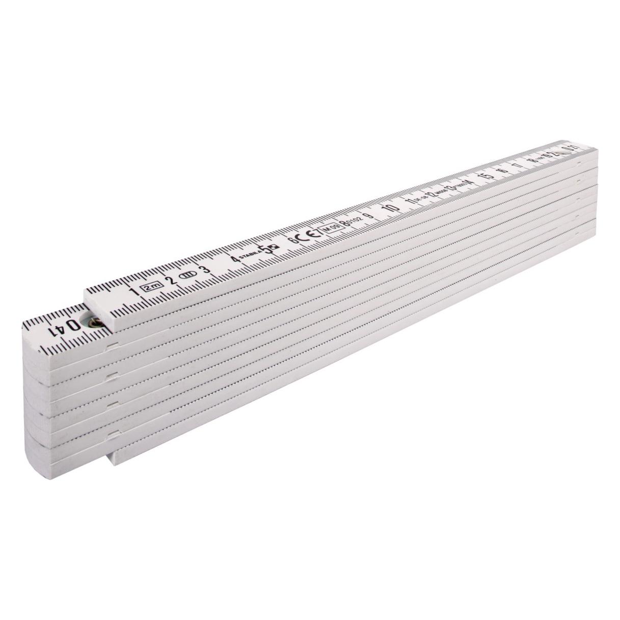 Stabila Kunststoff-Gliedermassstab Serie 1100 (200 cm, Kunststoff) (01701)