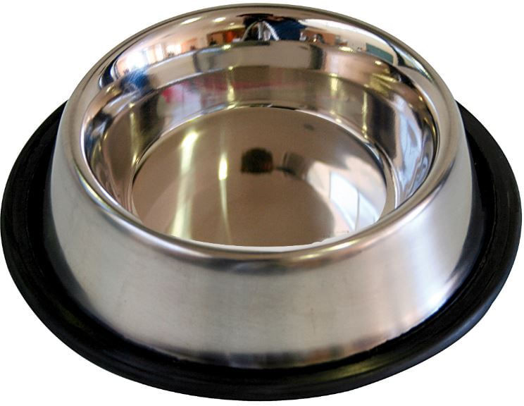 YES Ciotola per Cane Gnammy in Acciaio Antiscivolo 470ML
