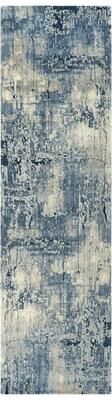 Alora Decor Radiant Abstract Distressed Wool Blend Rug