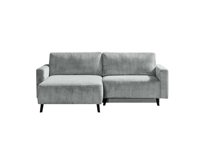 Dixx Divani Ramhusen Schlafsofa mit Cordbezug und Bettkasten - C