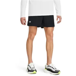 UNDER ARMOUR 5" Launch Laufshorts Herren 001 - black/black/reflective XXL