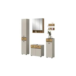 Badkombination   ¦ beige ¦ Maße (cm): B: 154 H: 191