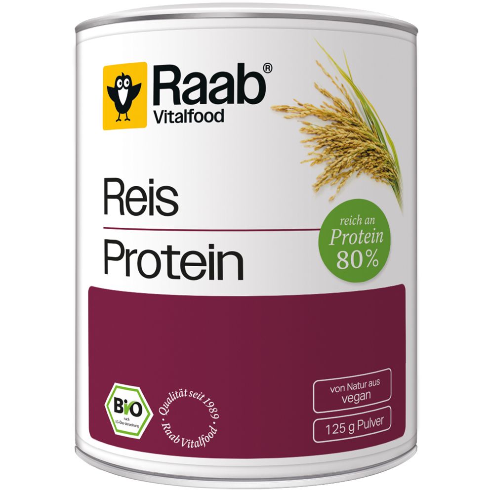 Raab Vitalfood Reisprotein Bio Pulver 125 g