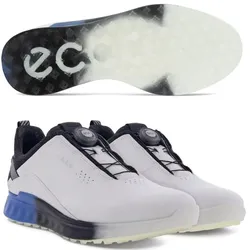 Ecco Golf S-Three BOA GoreTex Herrengolfschuh weiss/s/blau