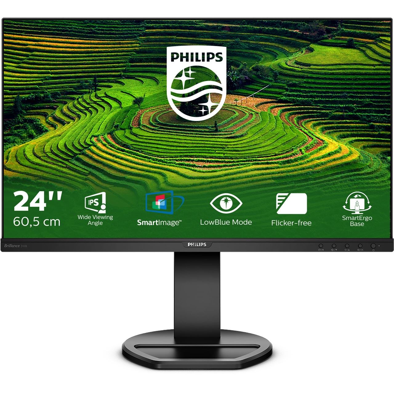 24" (60,96cm) Philips B-Line 241B8QJEB schwarz 1920x1080 1x DisplayPort 1.