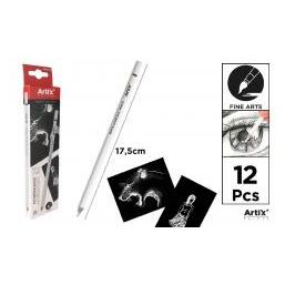 Artix Weisse Zeichenkohle, 12 Stück. (12x) (69880208)