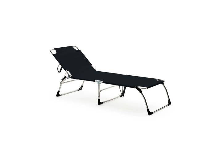 Fiam Chaise longue Amigo XXL Noir
