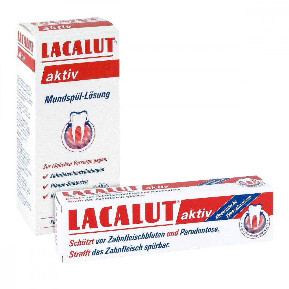 Dr. Theiss Naturwaren GmbH Laculat aktiv + Laculat Mundspüllösung 08101242