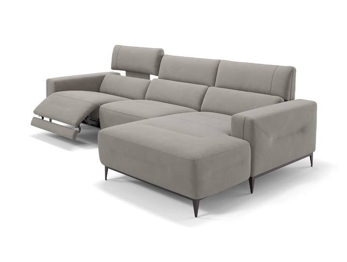 Designer Eckcouch TERAMO Stoffsofa