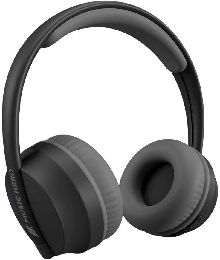 MUSIC HERO Floxy 2.0 Trådløs Bluetooth On-Ear Hovedtelefoner - Sort